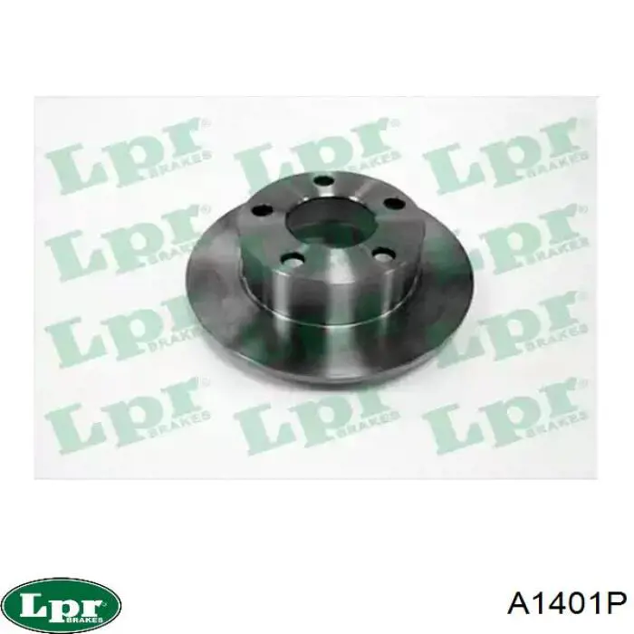 A1401P LPR диск тормозной задний