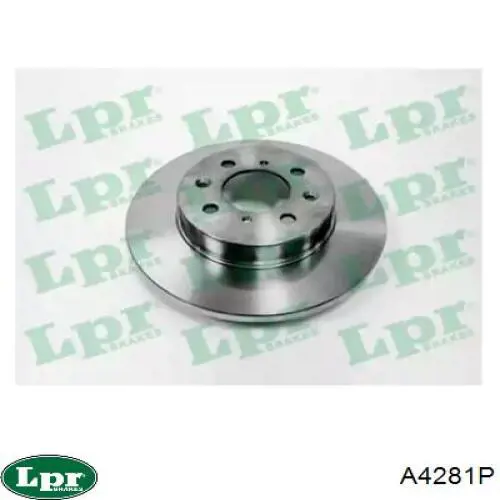 A4281P LPR диск тормозной передний