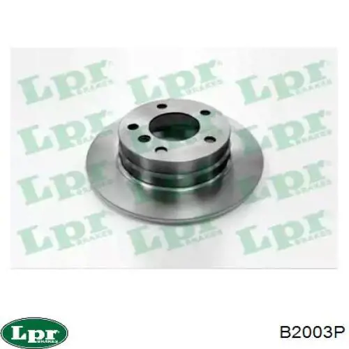 B2003P LPR диск тормозной задний