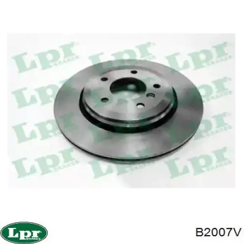 B2007V LPR диск тормозной задний