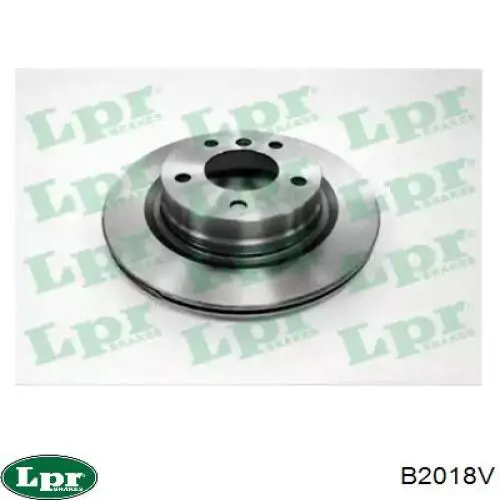 B2018V LPR диск тормозной задний