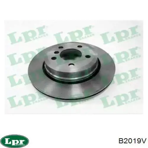 B2019V LPR диск тормозной задний