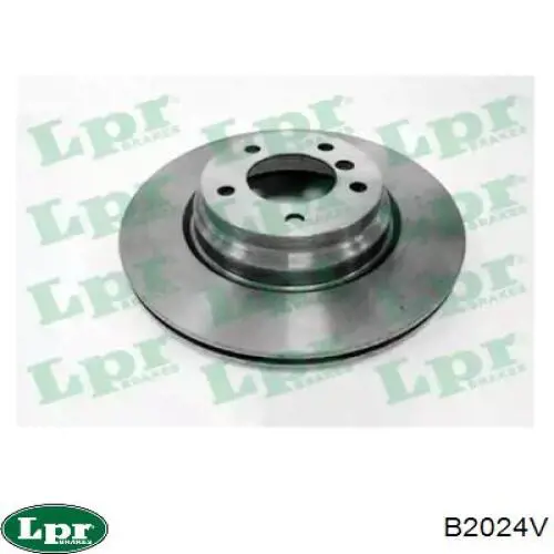 B2024V LPR диск тормозной передний