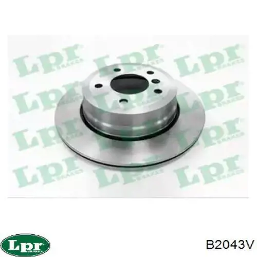 B2043V LPR диск тормозной задний