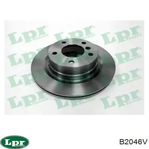B2046V LPR диск тормозной задний