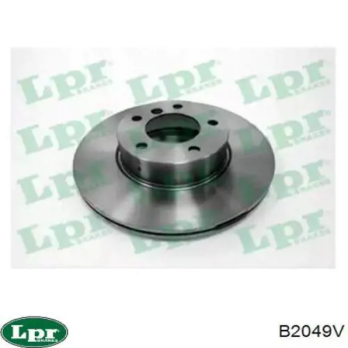B2049V LPR диск тормозной передний