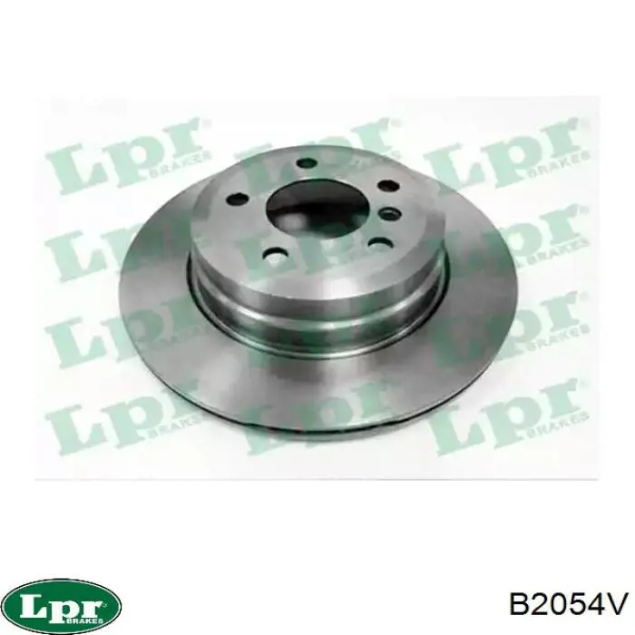 B2054V LPR диск тормозной задний