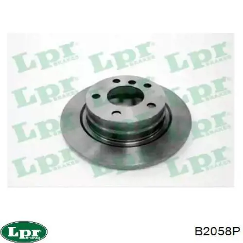 Тормозные диски B2058P LPR