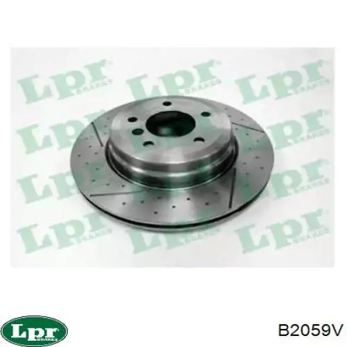 B2059V LPR диск тормозной задний