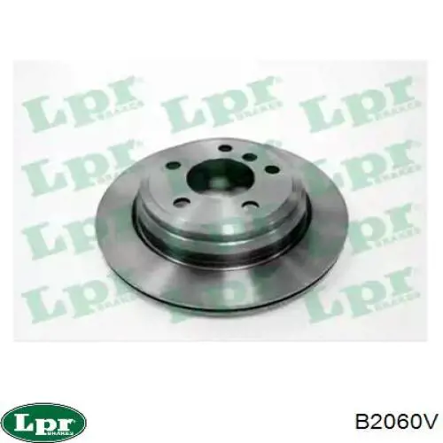 B2060V LPR диск тормозной задний