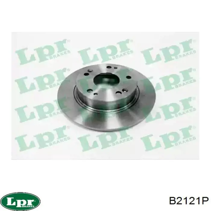 Передние тормозные диски B2121P LPR