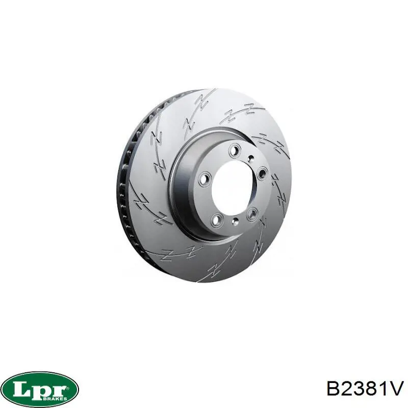 Передний тормозной диск LPR B2381V