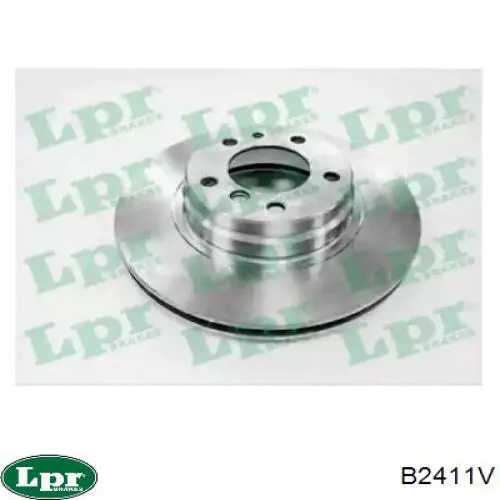 B2411V LPR диск тормозной передний