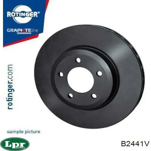 Передний тормозной диск LPR B2441V