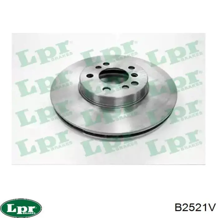 B2521V LPR диск тормозной передний