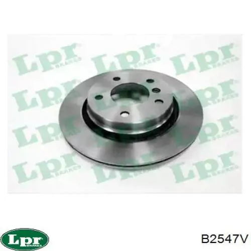 B2547V LPR диск тормозной задний