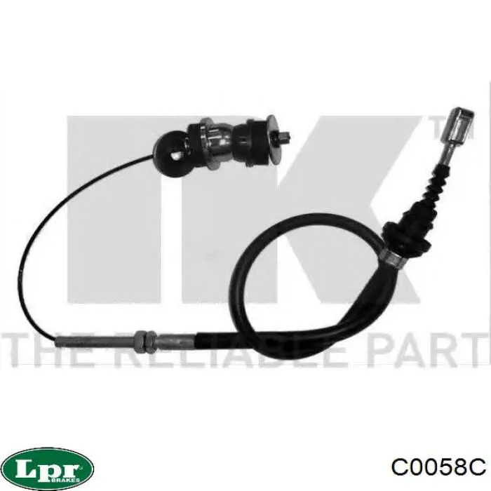 Трос сцепления LPR C0058C цена, от 14.64 USD