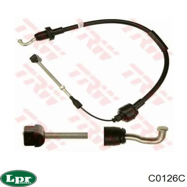 Трос сцепления LPR C0126C цена, от 7.71 USD