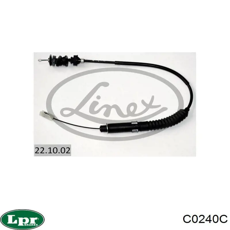 Трос сцепления C0240C LPR