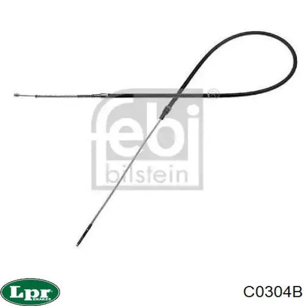 Задний трос ручника LPR C0304B цена, от 8.02 USD