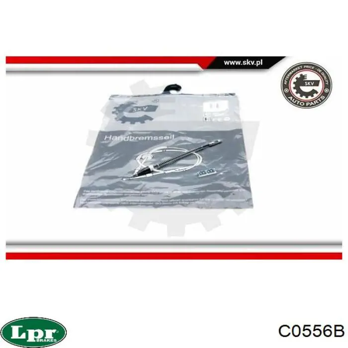 Задний трос ручника LPR C0556B цена, от 3.83 USD