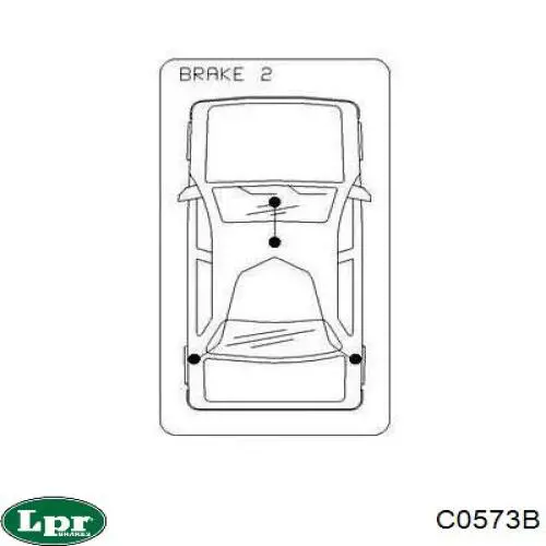 Задний трос ручника LPR C0573B цена, от 12.83 USD