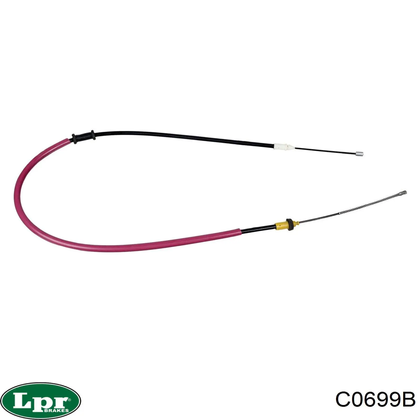 Трос ручного тормоза задний LPR C0699B цена, от 8.06 USD