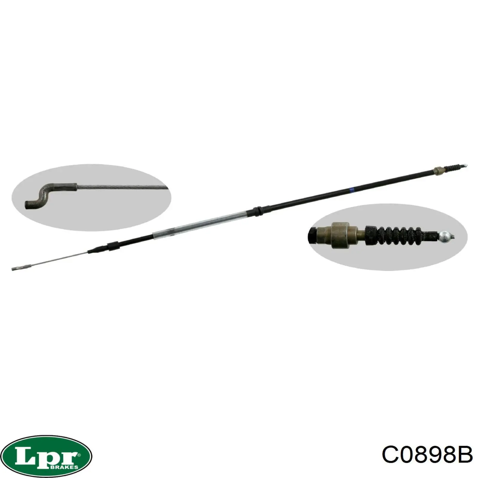 Задний трос ручника LPR C0898B цена, от 8.31 USD
