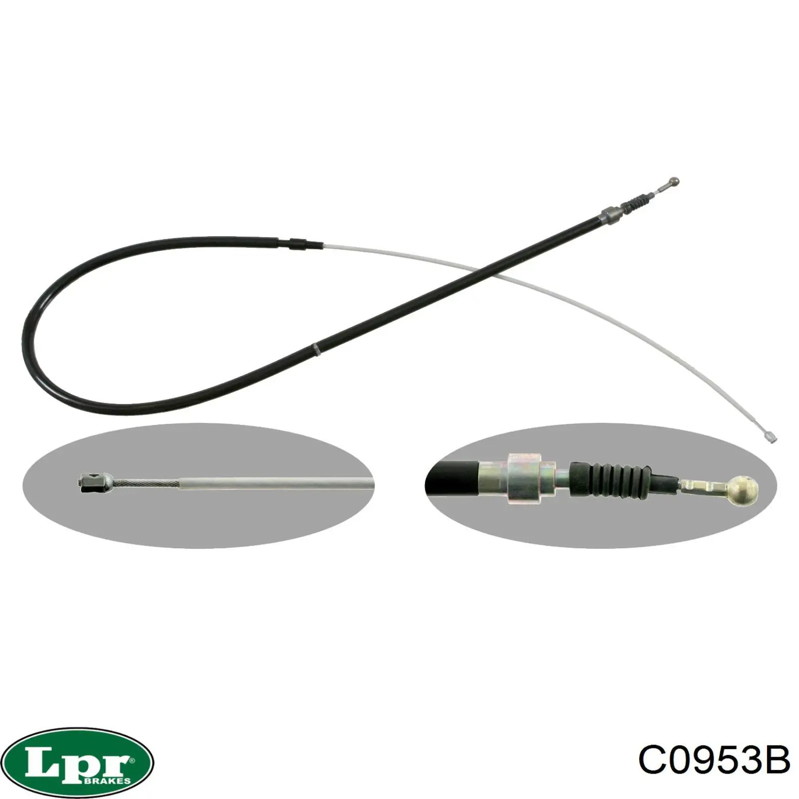 Задний трос ручника LPR C0953B цена, от 7.46 USD