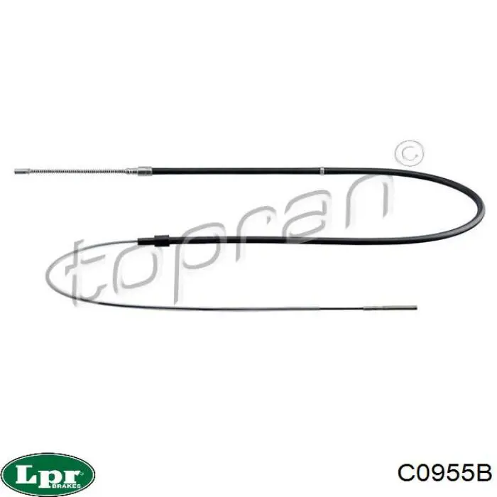 Задний трос ручника LPR C0955B цена, от 7.26 USD