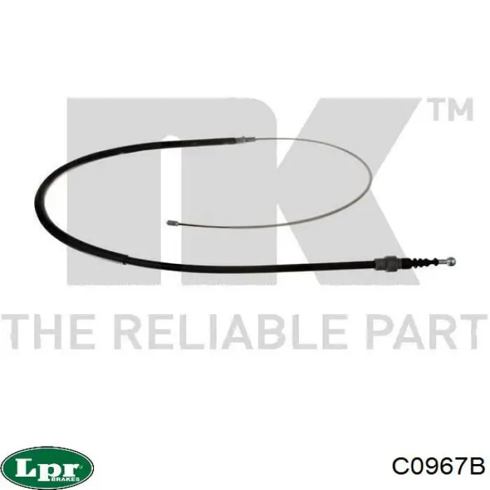 Задний трос ручника LPR C0967B цена, от 8.37 USD