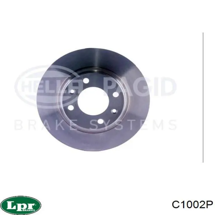 Задний тормозной диск LPR C1002P цена, от 31.51 USD