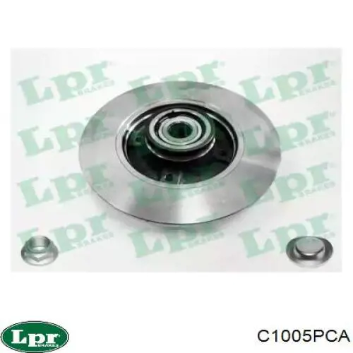 C1005PCA LPR диск тормозной задний
