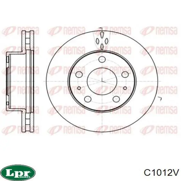 Купить C1012V LPR Ротор тормозной
