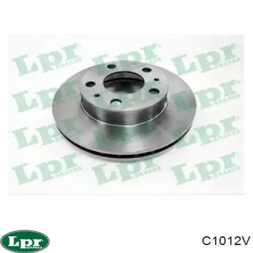 C1012V LPR диск тормозной передний