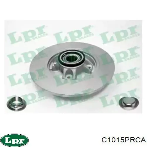 Купить C1015PRCA LPR Диск тормозной задний