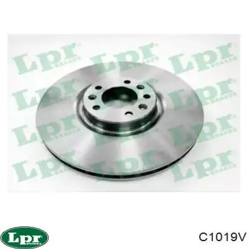 C1019V LPR диск тормозной передний