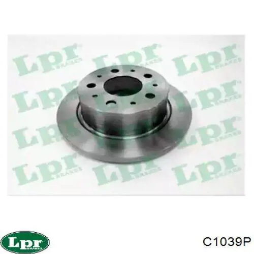C1039P LPR диск тормозной задний
