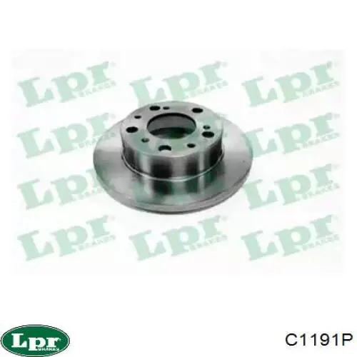 C1191P LPR диск тормозной передний