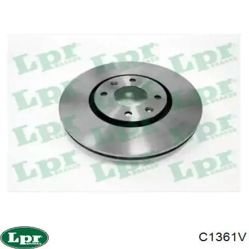 C1361V LPR диск тормозной передний