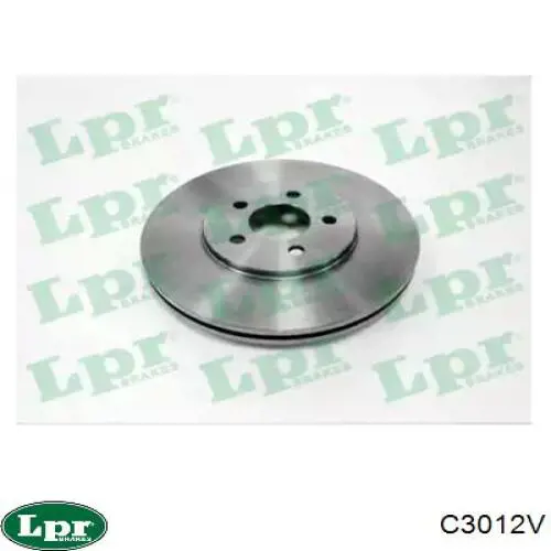 C3012V LPR диск тормозной передний
