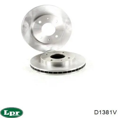 Передний тормозной диск LPR D1381V