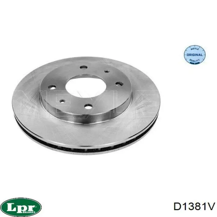 Тормоз дисковый передний LPR D1381V цена, от 27.95 USD