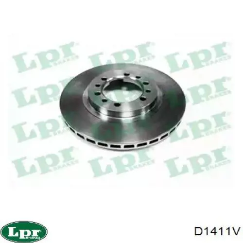 D1411V LPR диск тормозной передний