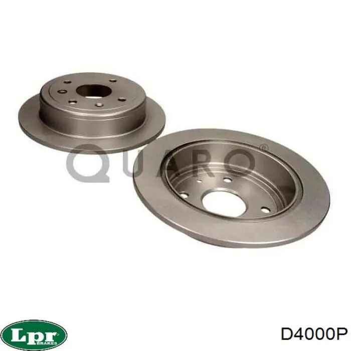Купить D4000P LPR Диск тормозной задний