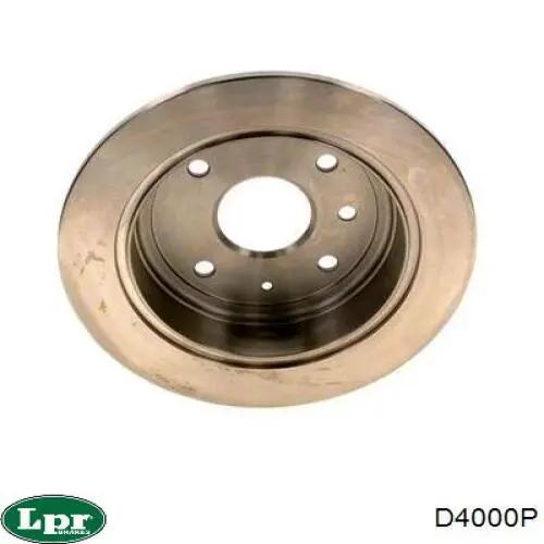 Диск гальмівний задній D4000P LPR