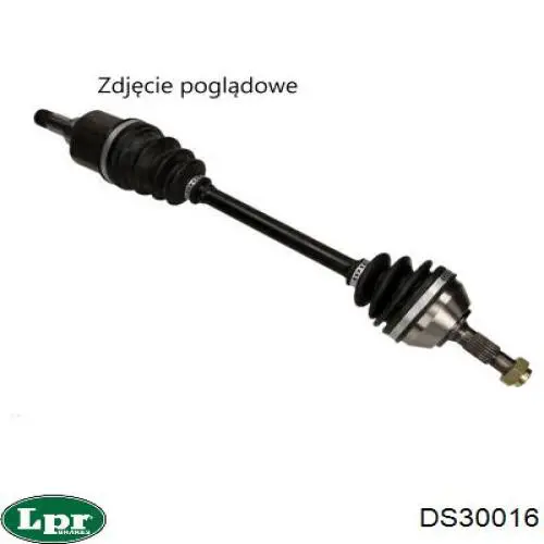 Полуось (привод) передняя DS30016 LPR