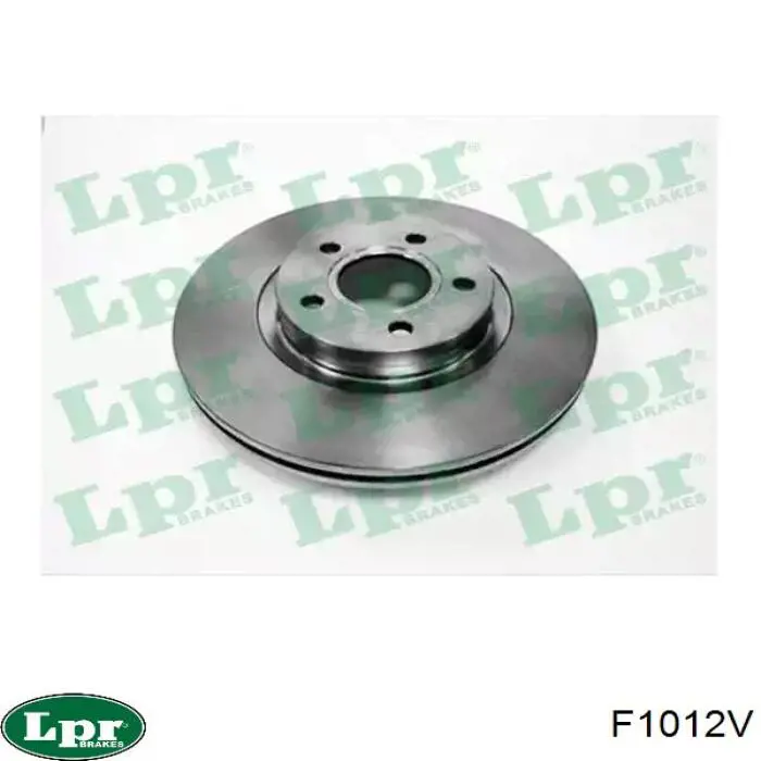 F1012V LPR диск тормозной передний