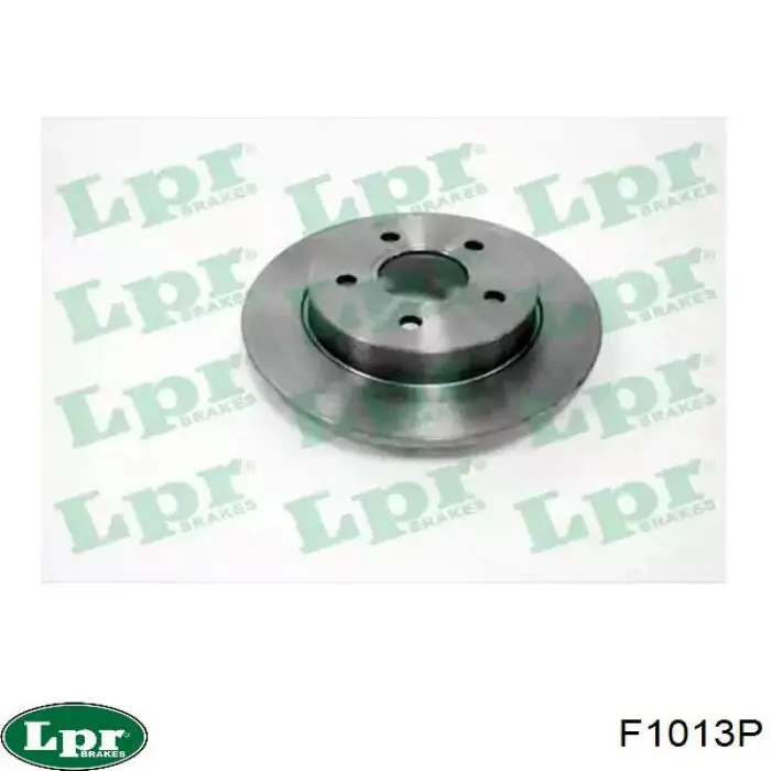 F1013P LPR диск тормозной задний