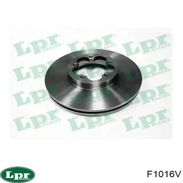F1016V LPR диск тормозной передний
